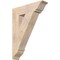 Ekena Millwork Traditional Traditional Smooth Bracket, Douglas Fir, 5 1/2"W x 24"D x 32"H BKT06X24X32TRA01SDF - alternate 1